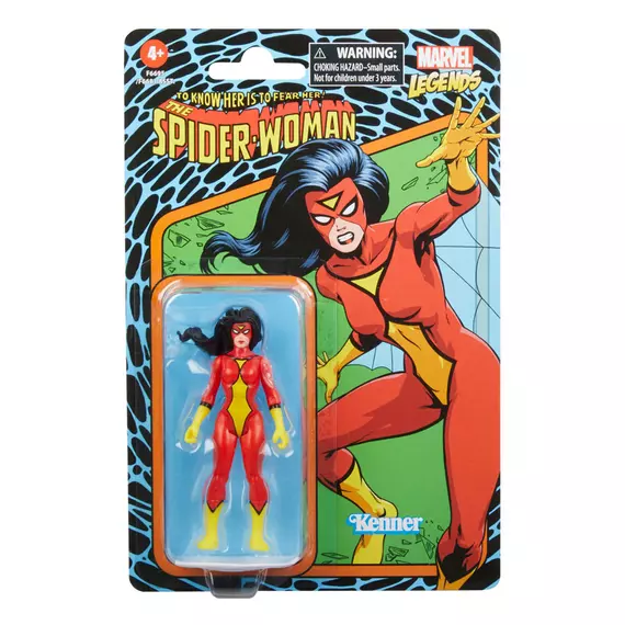 Marvel Legends Series Retro Akció Figura Spider-Woman 15 cm