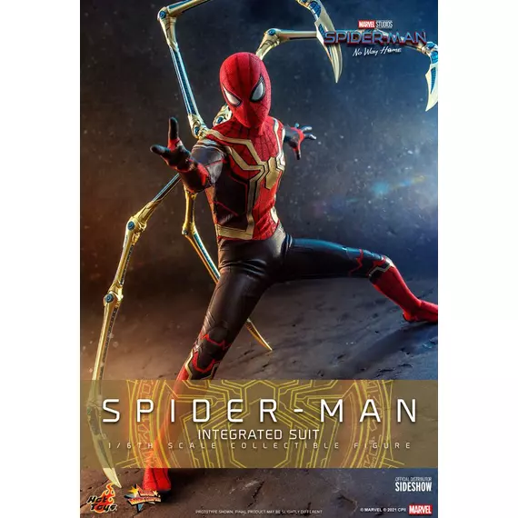 Spider-Man: No Way Home Movie Masterpiece Akció Figura 1/6 Spider-Man (Integrated Suit) 29 cm