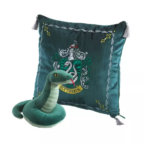 Harry Potter House Mascot Cushion Párna És Plüss Figura Slytherin
