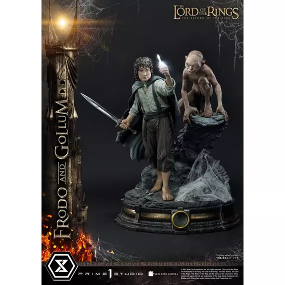 Lord of the Rings 1/4 Frodo & Gollum Bonus Version 46 cm Szobor