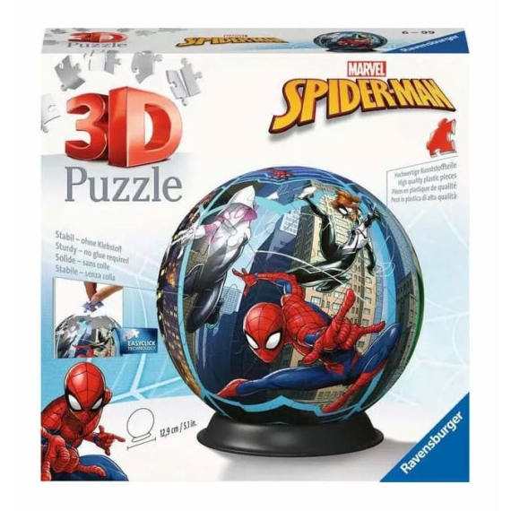 Marvel 3D Puzzle Spider-Man Puzzle Ball (73 Pieces)