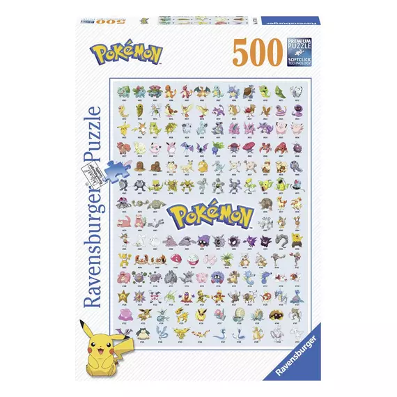 Pokémon Puzzle Pokémon (500 db) Előrendelhető, várható megjelenés 2024/02.