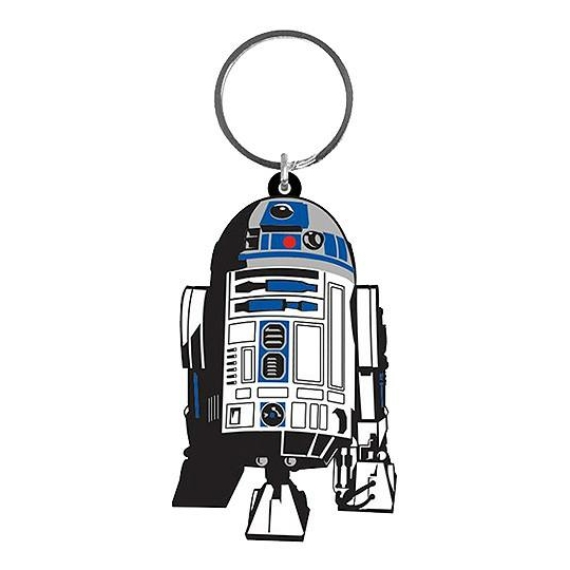 Előrendelhető Star Wars Rubber Kulcstartó R2-D2 6 cm