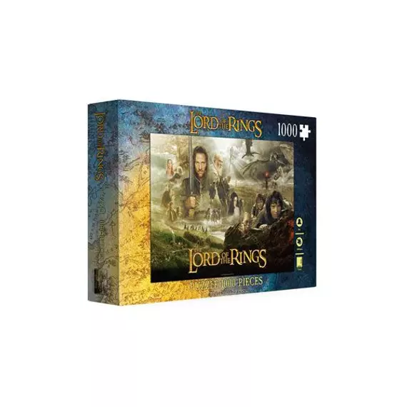 Lord of the Rings Jigsaw Puzzle Poster (1000 db) Előrendelhető, várható megjelenés 2024/02.