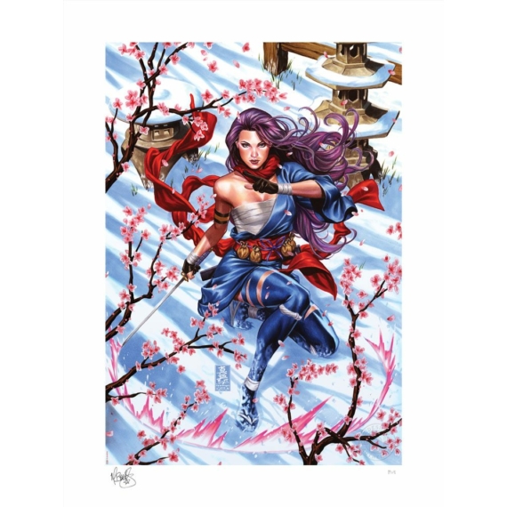 Marvel Art Print Psylocke Demon Days: X-Men 46 x 61 cm