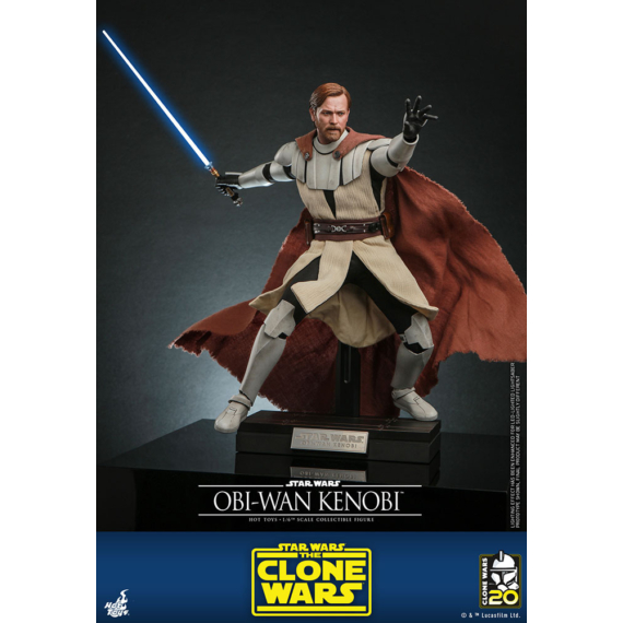 Előrendelhető Star Wars The Clone Wars Obi-Wan Kenobi Szobor 30 cm
