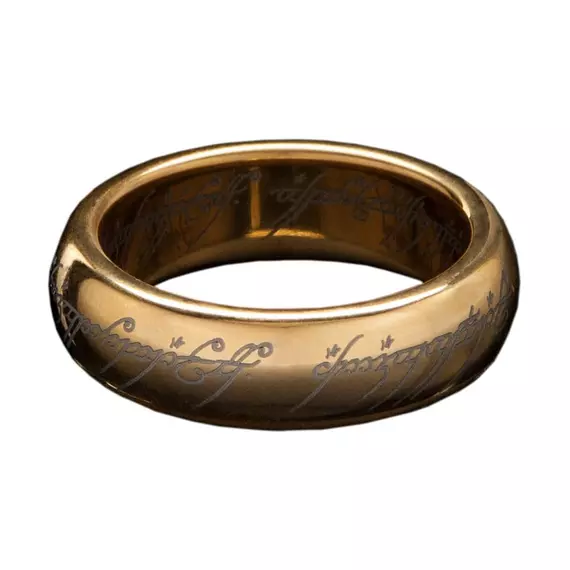 Lord of the Rings Tungsten Ring The One Ring (gold plated) Size 7 Gyűrű