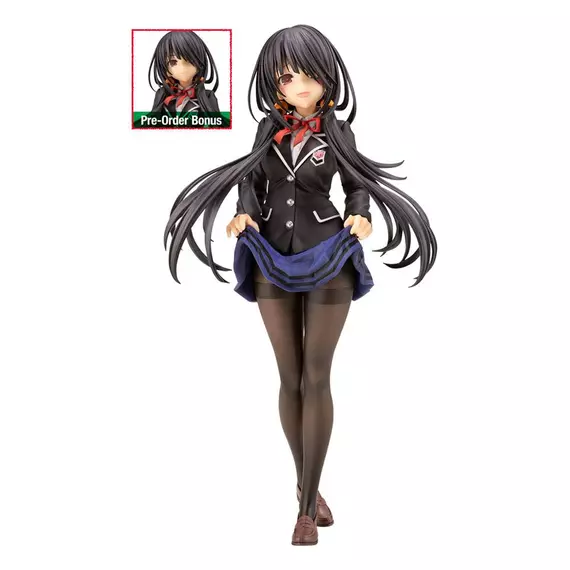 Date A Live IV PVC Szobor 1/7 Kurumi Tokisaki School Uniform Ver. Bonus Edition 23 cm