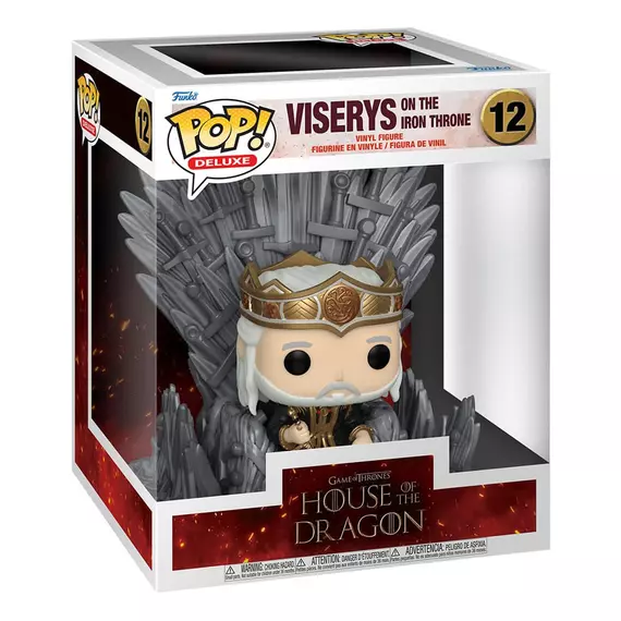 House of the Dragon Funko POP! Deluxe Figura - Viserys on Throne 9 cm