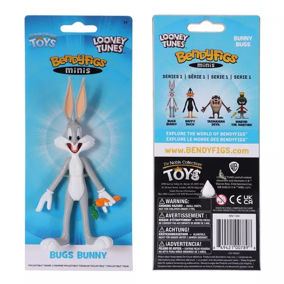 Looney Tunes Bendyfigs Hajlítható Figura - Bugs Bunny 14 cm