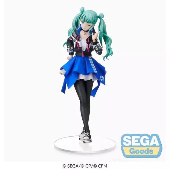 Hatsune Miku SPM PVC Szobor - Street Sekai Miku 21 cm