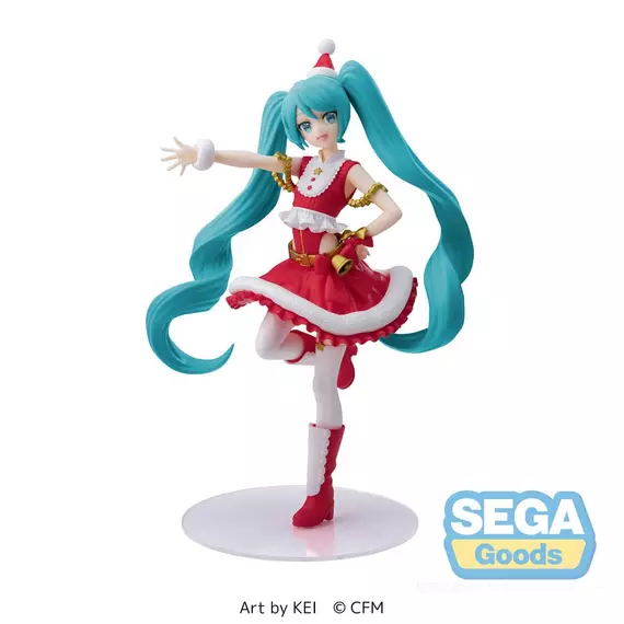 Hatsune Miku Luminasta PVC Szobor - Hatsune Miku Christmas 2023 20 cm