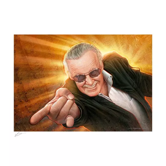 Stan Lee Fine Art Print Stan `The Man´ Lee by Jerry Vanderstelt 61 x 46 cm