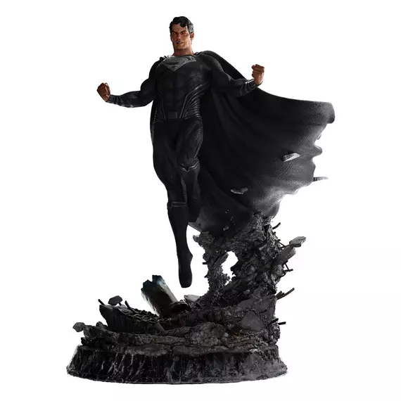 WETA Zack Snyder's Justice League Szobor 1/4 Superman Black Suit 65 cm