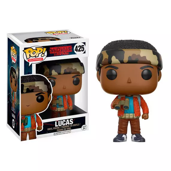 Funko POP! Akciófigura Stranger Things Lucas with Binoculars Játékfigura