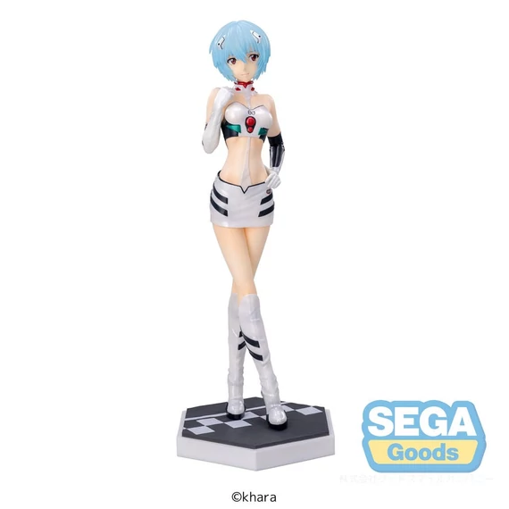 Evangelion Luminasta PVC Szobor Evangelion Racing Rei Ayanami Pit Walk 21 cm