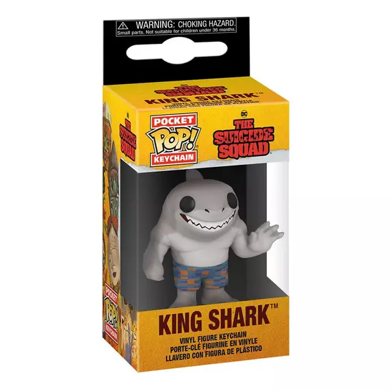 The Suicide Squad Pocket Funko POP! Kulcstartó 4 cm King Shark