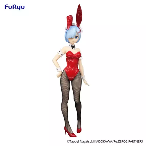 Re:Zero BiCute Bunnies PVC Szobor - Rem Red Color ver. 29 cm