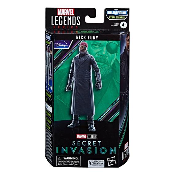 Secret Invasion Marvel Legends Akció Figura - Nick Fury (BAF: Hydra Stomper) 15 cm