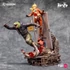 Kép 8/11 - Dorohedoro Elite FigumiZ Diorama 1/8 Caiman & Nikaido 37 cm