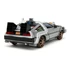 Kép 6/15 - Back to the Future III Hollywood Rides Diecast Model 1/24 DeLorean Time Machine Railroad Wheels