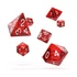 Kép 1/3 - Oakie Doakie Dice RPG Set Speckled - Red (7)