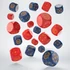 Kép 1/2 - Crosshairs Compact D6 Dice Set Cobalt&Red (20)