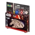 Kép 2/4 - Star Wars Model Kit 1/241 Model Set Millennium Falcon 10 cm