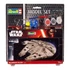 Kép 3/4 - Star Wars Model Kit 1/241 Model Set Millennium Falcon 10 cm