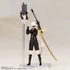 Kép 3/13 - NieR Automata Action Figures Plastic Model Kit 2B & 9S 7 cm