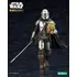 Kép 2/5 - Star Wars The Mandalorian ARTFX Szobor 1/10 Mandalorian & Grogu with Beskar Staff 18 cm