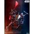 Kép 2/6 - Star Wars: The Clone Wars Diorama Ahsoka Tano vs Darth Maul 51 cm