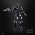 Kép 2/4 - Star Wars: The Mandalorian Black Series Deluxe Akció Figura 2022 Dark Trooper 15 cm