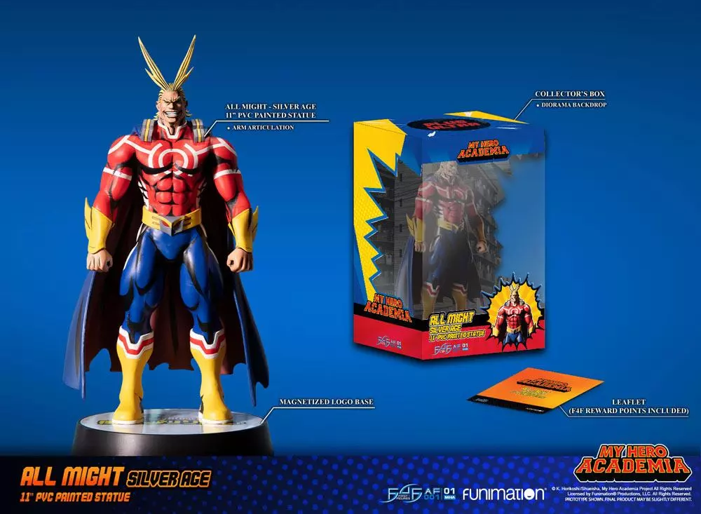 My Hero Academia Szobor All Might Silver Age (Standard Edition) 28 cm