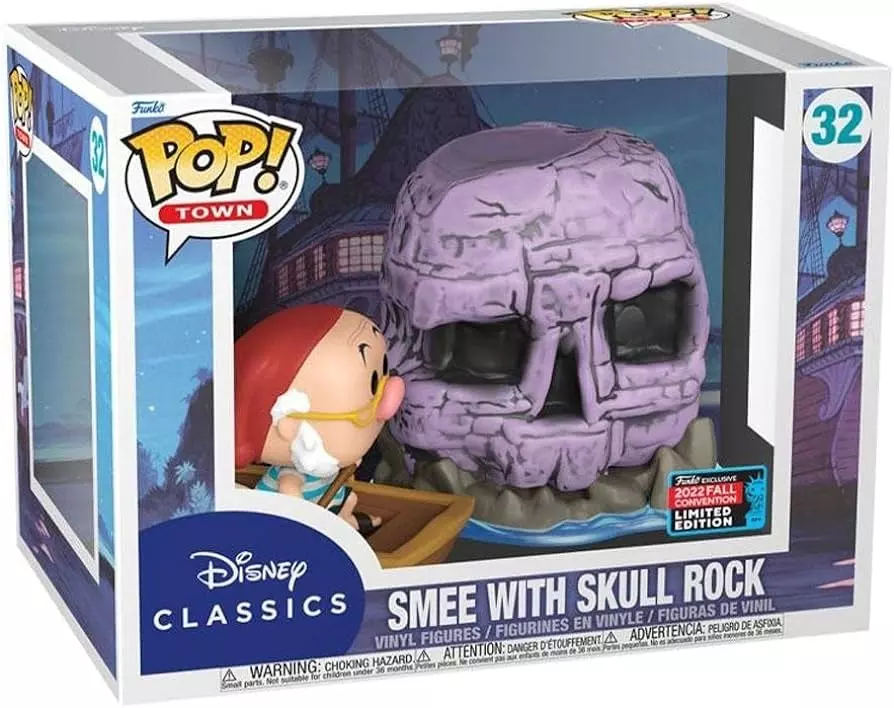 Disney Peter Pan Funko POP! Town Figura - Skull Rock with Smee 9 cm