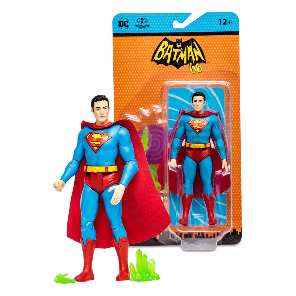 DC Retro Akció Figura Batman 66 Superman (Comic) 15 cm