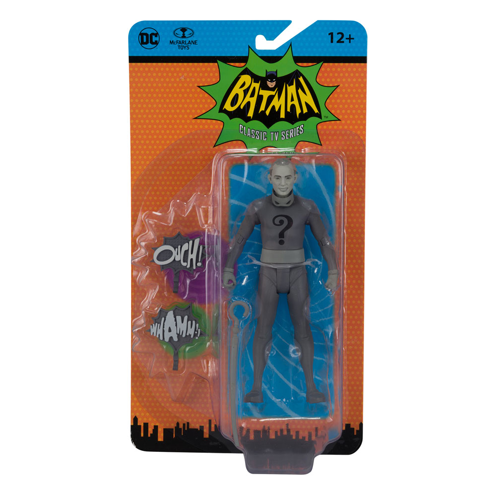 DC Retro Akció Figura Batman 66 The Riddler (Black & White TV Variant) 15 cm