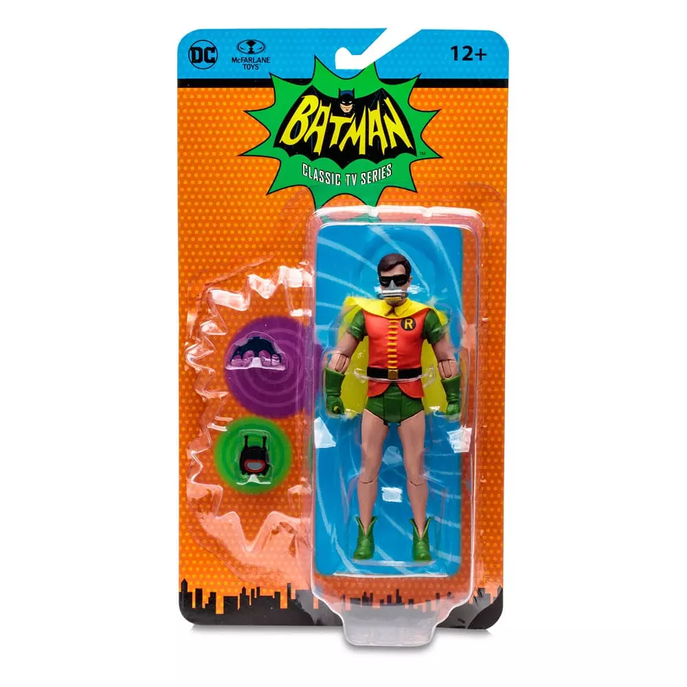 DC Retro Akció Figura Batman 66 Robin with Oxygen Mask 15 cm