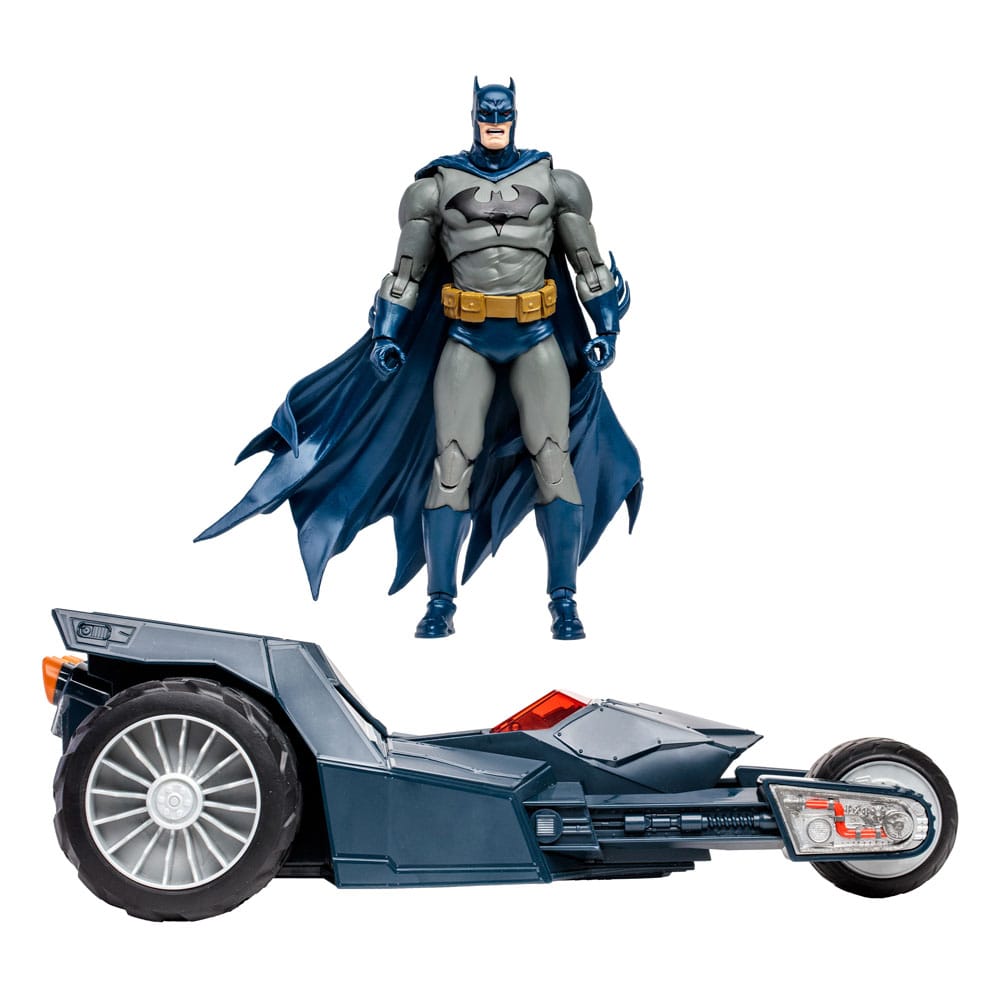 DC Multiverse Jármű Bat-Raptor és Batman Akció Figura (The Batman Who Laughs) (Gold Label)