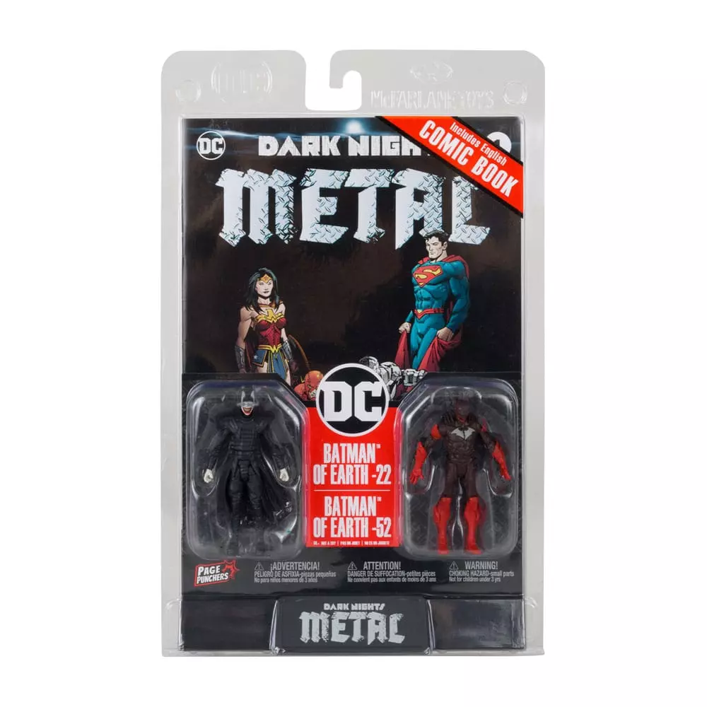 DC Direct Gaming Akció Figura Batman Who Laughs & Red Death (Dark Nights Metal #1) 8 cm