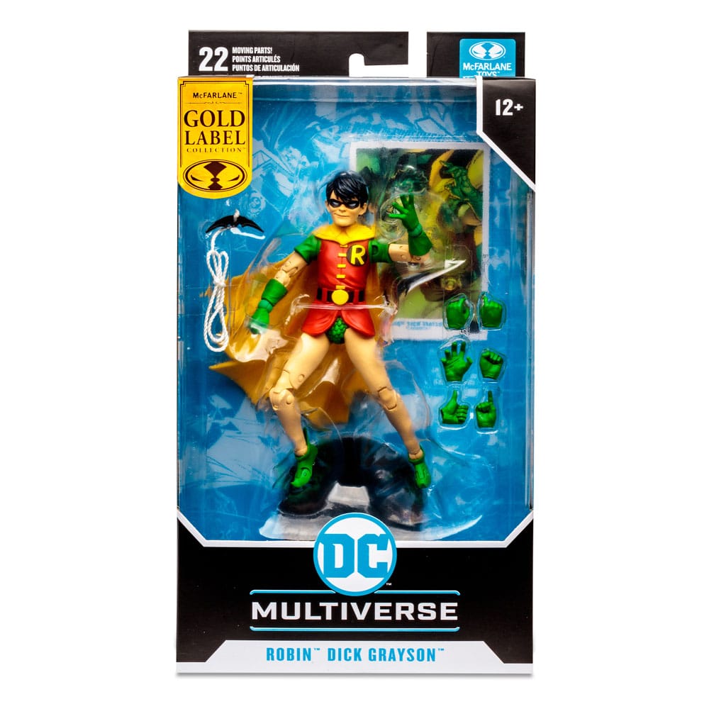 DC Multiverse Akció Figura Robin (Dick Grayson) (Gold Label) 18 cm