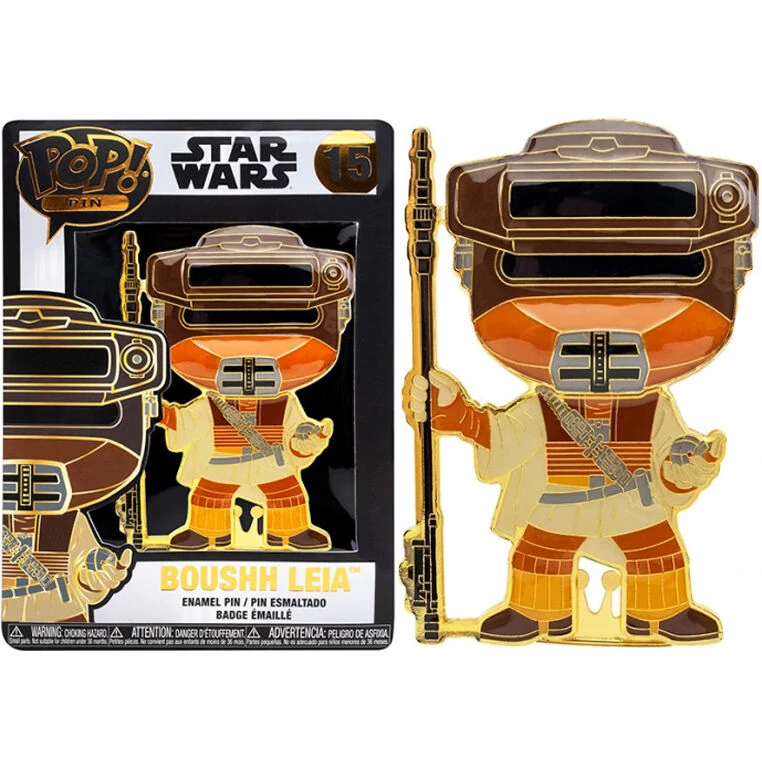 Funko POP! Star Wars Boushh Leia Kitűző 10cm