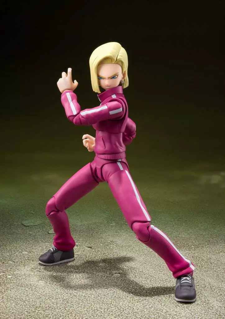 Dragon Ball Super S.H. Figuarts Akció Figura Android 18 (Universe Survival Saga) 14 cm