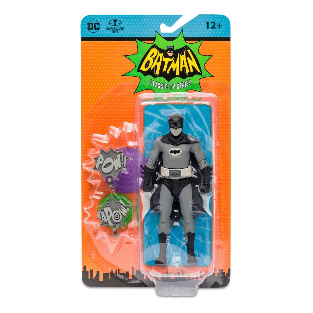 DC Retro Batman 66 Batman (Black & White TV Variant) 15 cm Figura