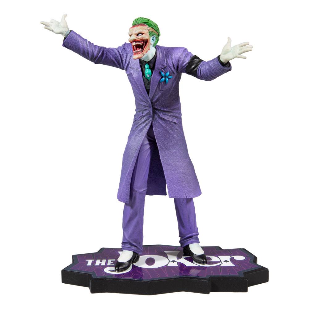 DC Comics Szobor 1/10 The Joker Purple Craze: The Joker by Greg Capullo 18 cm