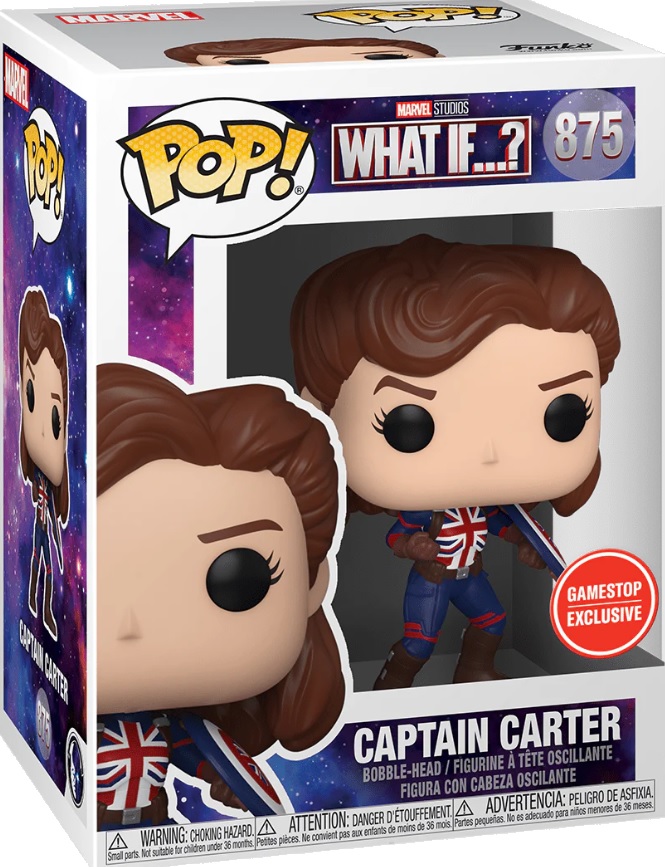What If...? POP! Animation Vinyl Figure Captain Carter (Stealth) 9 cm