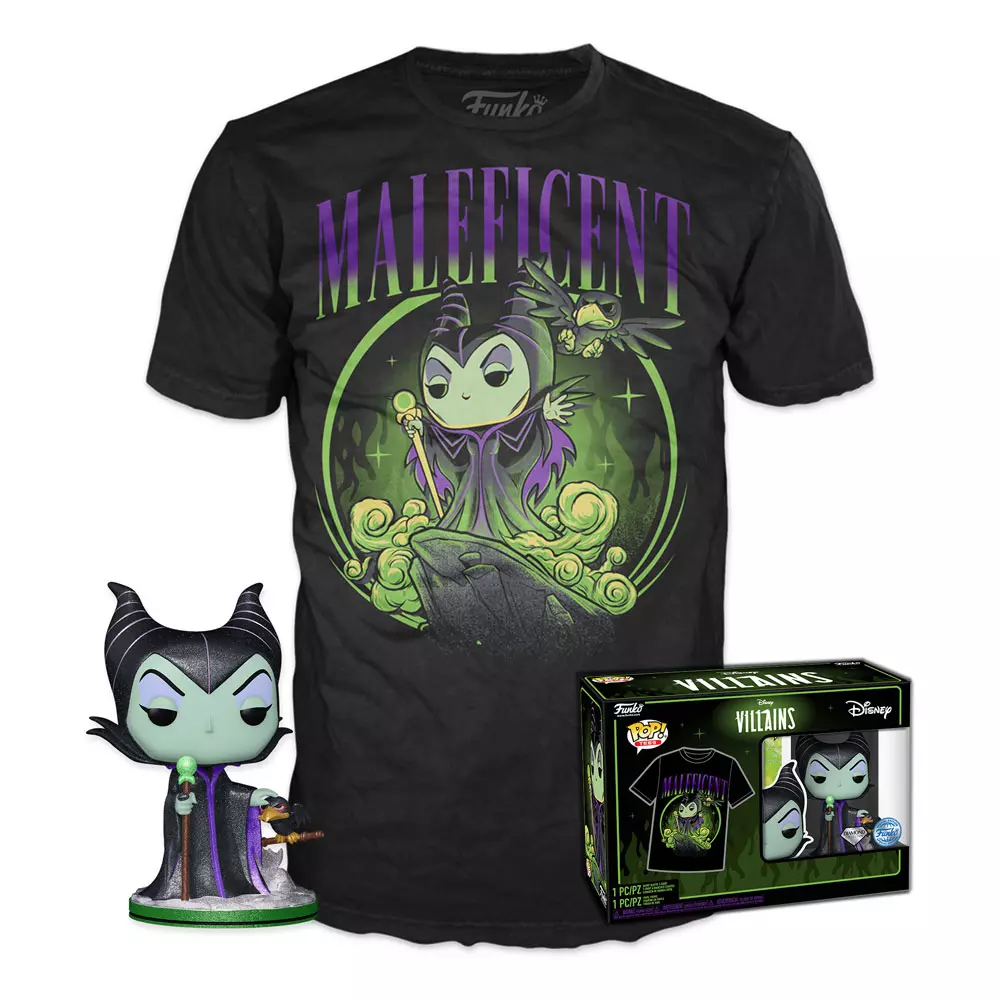 Disney Funko POP! & Tee Box Disney Villains: Maleficent Póló és Figura