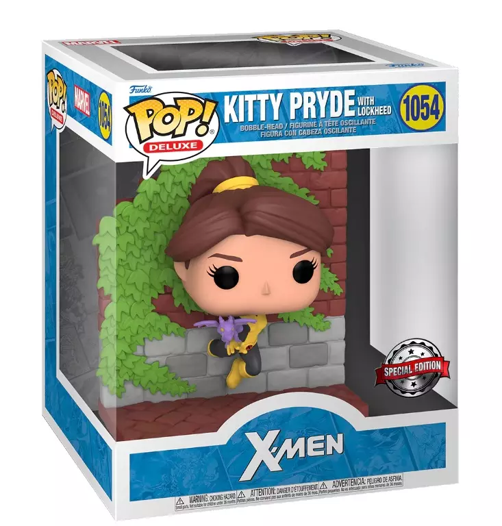 Marvel Funko POP! Deluxe Figura X-Men: Kitty Pryde with Lockheed 9 cm