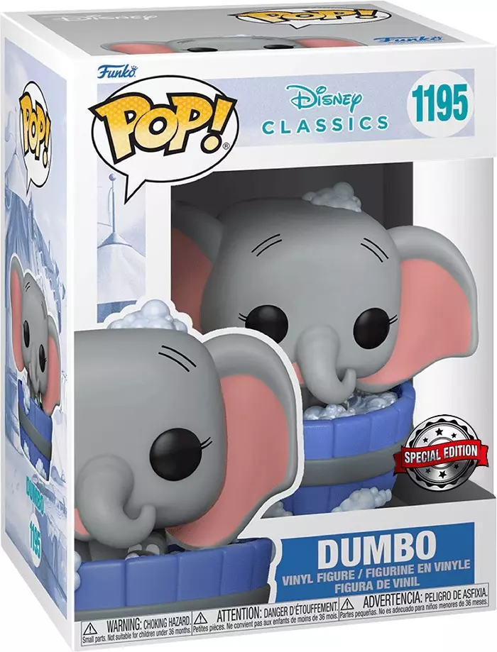 Disney Classics Funko POP! Figura Dumbo in Bathtub Exclusive 9 cm