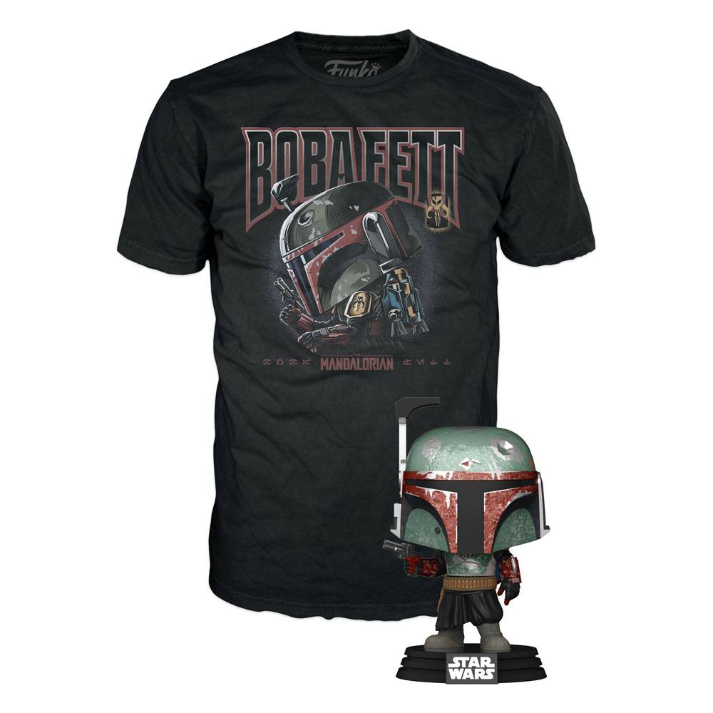 Star Wars: The Mandalorian Funko POP! & Tee Box Boba Fett Póló és Figura
